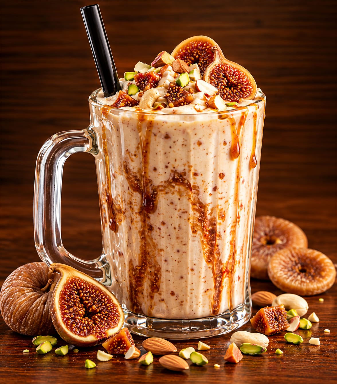 Anjeer Shake at Shreenath Icecream Pali