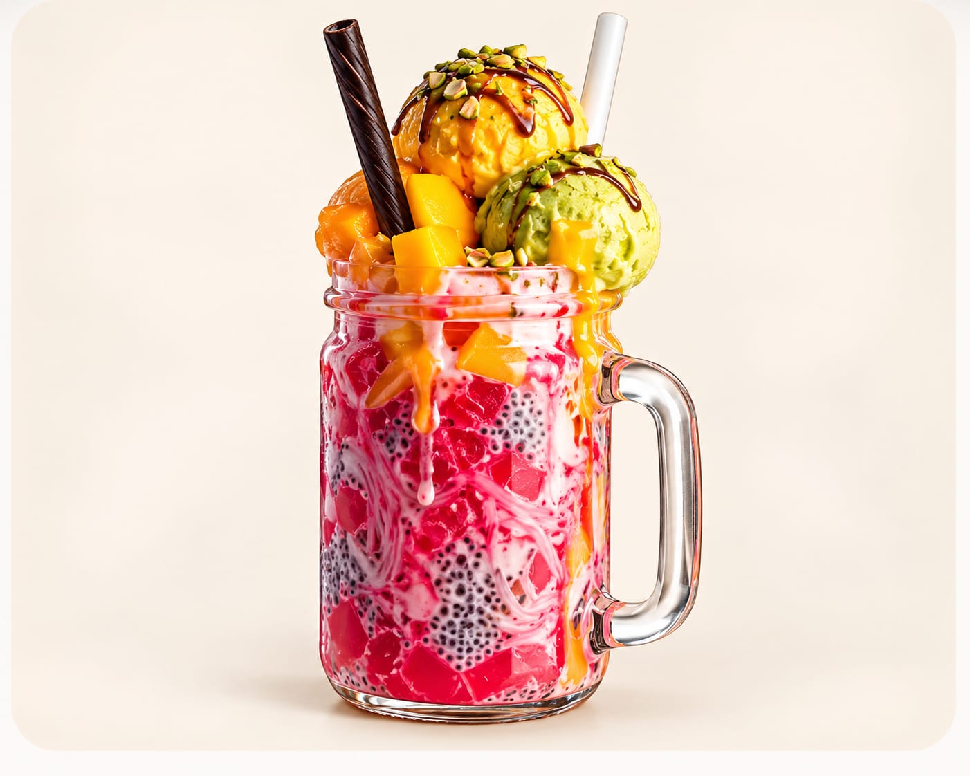 Special Burj Khlifa Rabdi Faluda at Shreenath Icecream Pali
